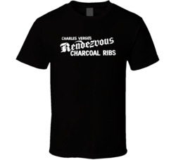 Charles Vergos Rendezvous Restaurant Logo Memphis Foodie T Shirt