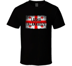 Country Flag Lasha Talakhadze Georgia Weightlifting Olympics T Shirt