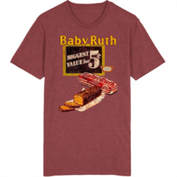 Baby Ruth Chocolate Bar Vintage Grunge T Shirt