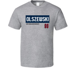 Gunner Olszewski 80 New England Football Favorite Player Fan T Shirt