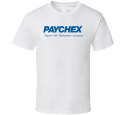 Paychex Inc Nasdaq Company Logo Employee Fan T Shirt