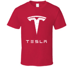 Tesla Auto Automobile Car Truck Motorcycle Parts Cool Distressed Style
