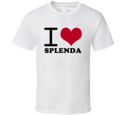 I Love Splenda Classic Heart Food Lover T Shirt