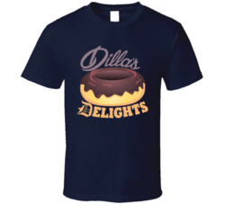Official J Dilla Delights Donuts T Shirt
