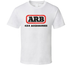 Arb Automobile Car Parts Cool Distressed Style Brand Logo Emblem T Shi