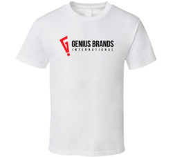 Genius Brands International Nasdaq Company Logo Employee Fan T Shirt