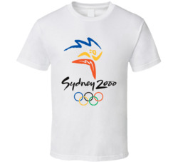Sydney Summer 2000 Olympics Retro Logo World Olympiad Event T Shirt