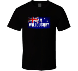 Country Flag Sam Willoughby Australia Bmx Olympics T Shirt
