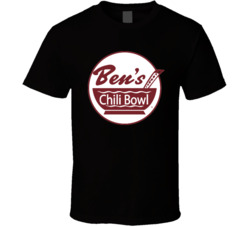 Ben's Chili Bowl Burger Food Fan T Shirt