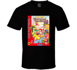 Mcdonald's Treasure Land Adventure Sega Genesis Cover Fan T Shirt