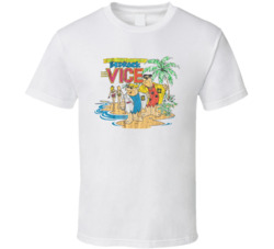 Vintage Bedrock Vice Fred Flinstone Barney Rubble T Shirt