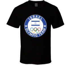 Israel Winter Olympic Team Pyeongchang 2018 Round Logo T Shirt