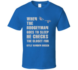 Kyle Vanden Bosch Detroit Michigan Sports Boogeyman T Shirt