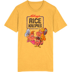 Kelloggs Rice Krispies Cereal Retro Grunge T Shirt