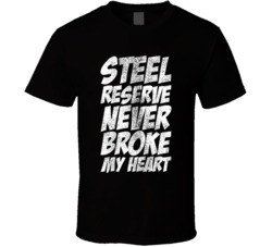 Steel Reserve Never Broke My Heart Worn Look T Shirt