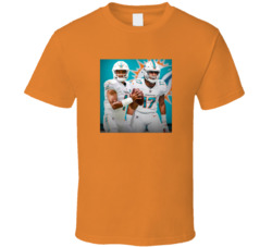 Tua Tagovailoa Jaylen Waddle Miami Football T Shirt
