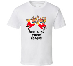 Alice In Wonderland Tweedle Dum Tweedle Dee Off With Their Heads Favor