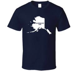 Elmendorf Afb Alaska Custom City Patriotic Usa T Shirt