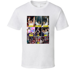 Tom Brady 7 Rings Super Bowls Collage Football T Shirt