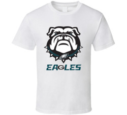 Eagles Bulldogs Philadelphia Mashup Football Fan T Shirt