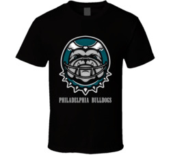 Philadelphia Bulldogs Dean Carter Davis Smith Football Fan T Shirt