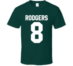 Rodgers 8 Aaron Rodgers New York J Football Fan T Shirt
