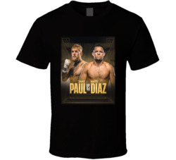 Jake Paul Vs Nate Diaz Fight  Mma Fan T Shirt
