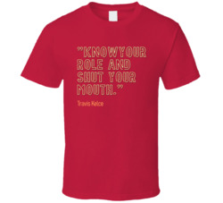 Know Your Role And Shut Your Mouth Travis Kelce Kansas City Football F