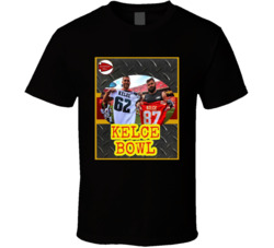 Kelce Bowl Jason And Travis Kelce Football Fan T Shirt