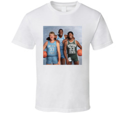 Larry Bird Michael Jordan Magic Johnson Basketball Legends T Shirt