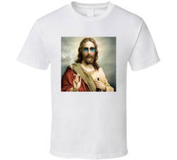 Jesus Smoking A Joint T Shirt