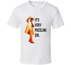 It's Very Puzzling Sir Columbo Peter Falk Quote Tv Series T Shirt
