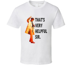 That's Very Helpful Sir Columbo Peter Falk Quote Tv Series T Shir