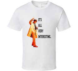 It's All Very Interesting Columbo Peter Falk Quote Tv Series T Sh