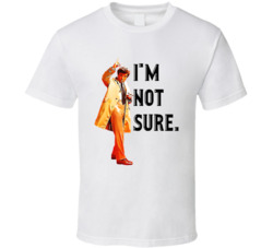 I'm Not Sure Columbo Peter Falk Quote Tv Series T Shirt