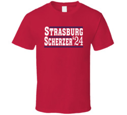 Strasburg Scherzer For President 2024 T Shirt