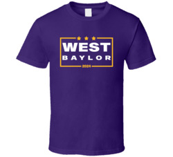 Jerry West Elgin Baylor For President 2024 Los Angeles L Basketball Fa