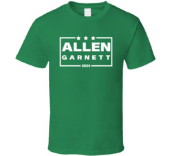 Ray Allen Kevin Garnett For President 2024 Boston Basketball Fan T Shi