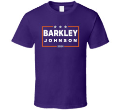 Charles Barkley Kevin Johnson For President 2024 Phoenix Basketball Fa