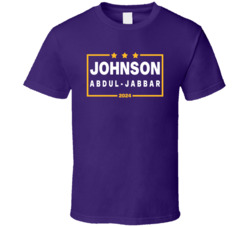 Magic Johnson Kareem Abdul-jabbar For President 2024 Los Angeles L Bas