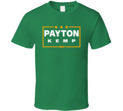 Gary Payton Shawn Kemp For President 2024 Seattle Basketball Fan T Shi