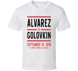 Alvarez Vs Golovkin September 15 2018 T-mobile Arena Las Vegas Boxing 