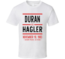 Duran Vs Hagler November 10 1983 Caesars Palace Las Vegas Boxing T Shi