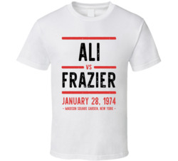 Ali Vs Frazier January 28 1974 Madison Square Garden New York Boxing T
