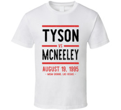 Tyson Vs Mcneeley August 19 1995 Mgm Grand Las Vegas Boxing T Shirt