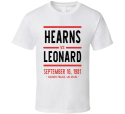 Hearns Vs Leonard September 16 1981 Caesars Palace Las Vegas Boxing T 