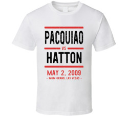 Pacquiao Vs Hatton May 2 2009 Mgm Grand Las Vegas Boxing T Shirt