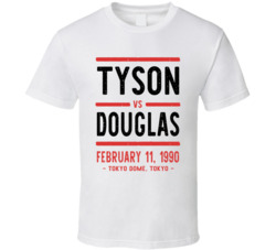 Tyson Vs Douglas February 11 1990 Tokyo Dome Tokyo Boxing T Shirt