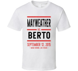 Mayweather Vs Berto September 12 2015 Mgm Grand Las Vegas Boxing T Shi
