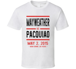 Mayweather Vs Pacquiao May 2 2015 Mgm Grand Las Vegas Boxing T Shirt